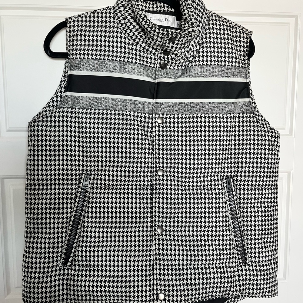 Christian Dior Houndstooth Vest